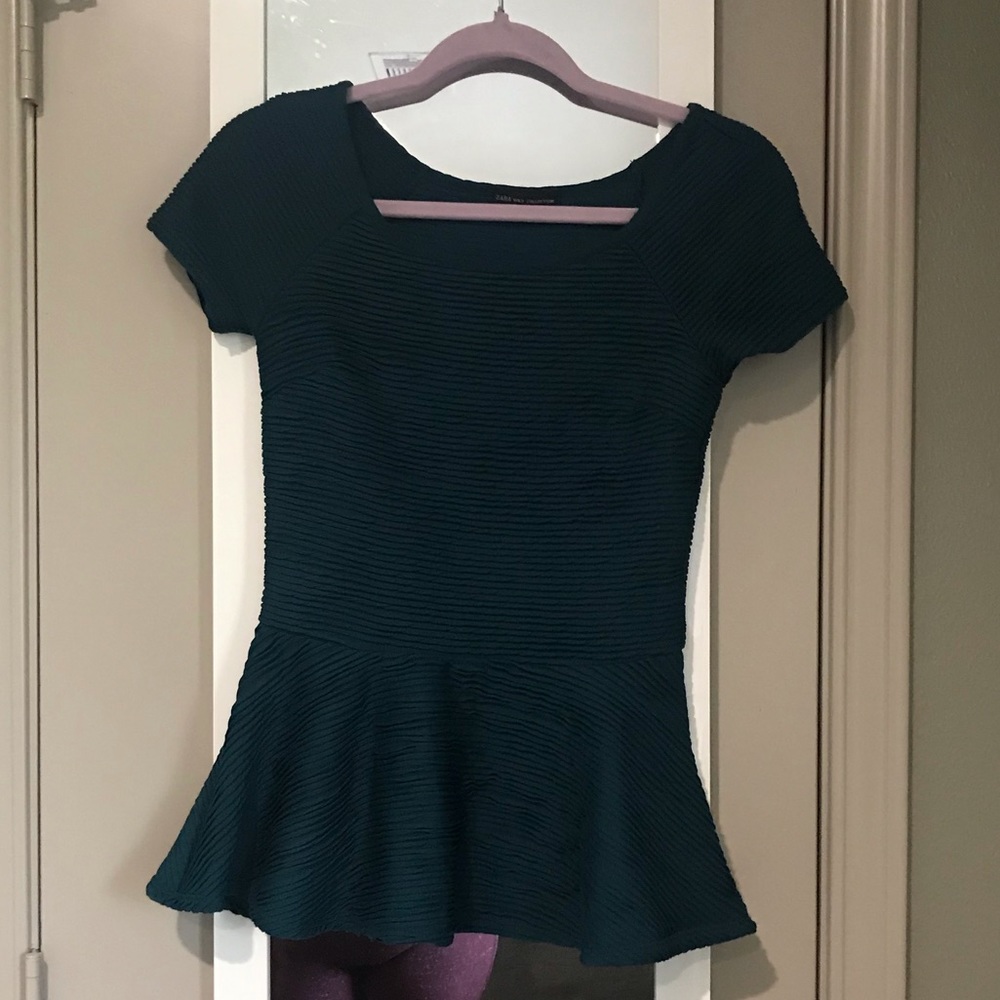 Zara peplum top - Picture 2 of 4